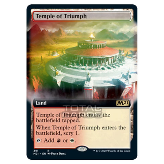 Magic The Gathering - Core Set 2021 - Temple of Triumph - 391/274 (Foil)