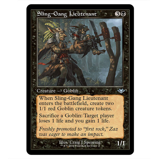 Magic The Gathering - Modern Horizons 2 Timeshifts - Sling-Gang Lieutenant - 0008