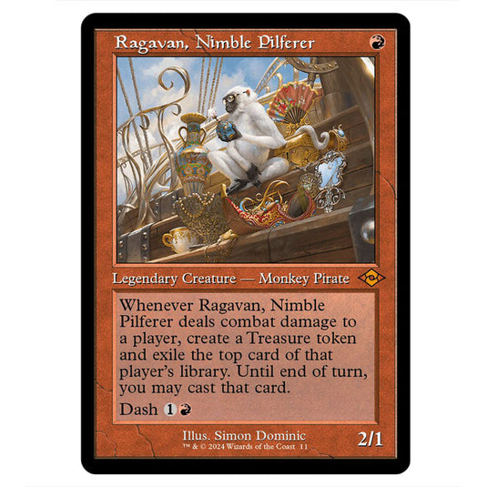 Magic The Gathering - Modern Horizons 2 Timeshifts - Ragavan, Nimble Pilferer - 0011