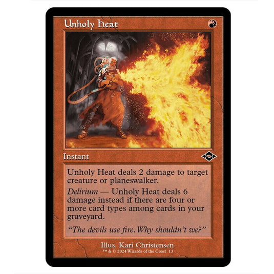 Magic The Gathering - Modern Horizons 2 Timeshifts - Unholy Heat - 0013