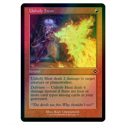 Magic The Gathering - Modern Horizons 2 Timeshifts - Unholy Heat - 0013 (Foil)