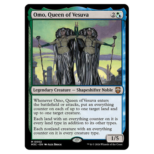 Magic The Gathering - Modern Horizons 3 Commander  - Omo, Queen of Vesuva - 0002