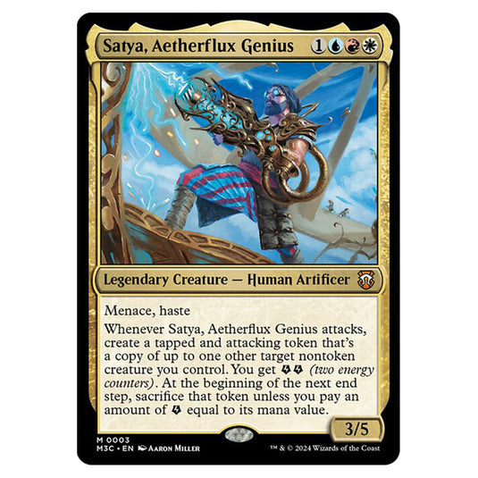 Magic The Gathering - Modern Horizons 3 Commander  - Satya, Aetherflux Genius - 0003