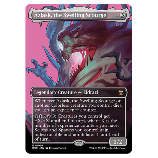 Magic The Gathering - Modern Horizons 3 Commander  - Azlask, the Swelling Scourge (Borderless Profile) - 0009