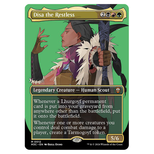 Magic The Gathering - Modern Horizons 3 Commander  - Disa the Restless (Borderless Profile) - 0012