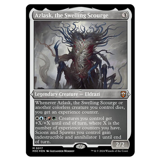 Magic The Gathering - Modern Horizons 3 Commander  - Azlask, the Swelling Scourge (Etched Foil) - 0017