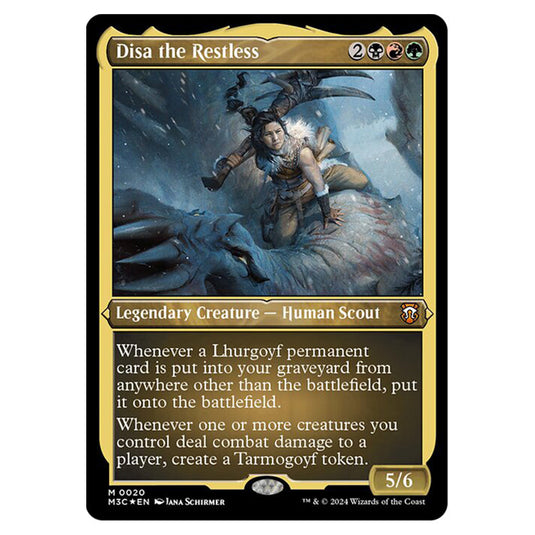 Magic The Gathering - Modern Horizons 3 Commander  - Disa the Restless (Etched Foil) - 0020