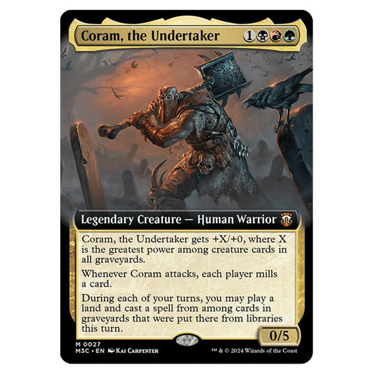 Magic The Gathering - Modern Horizons 3 Commander  - Coram, the Undertaker - 0027