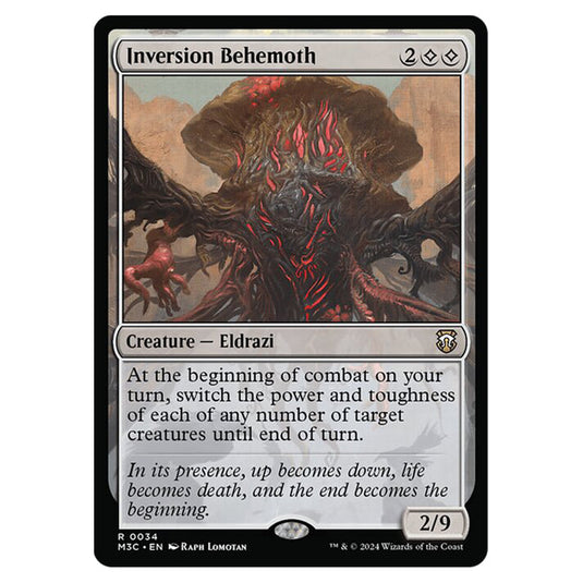 Magic The Gathering - Modern Horizons 3 Commander  - Inversion Behemoth - 0034