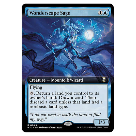 Magic The Gathering - Modern Horizons 3 Commander  - Wonderscape Sage - 0049