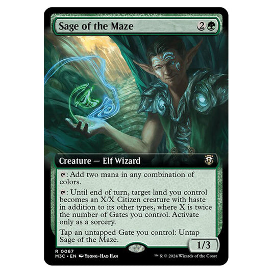 Magic The Gathering - Modern Horizons 3 Commander  - Sage of the Maze - 0067