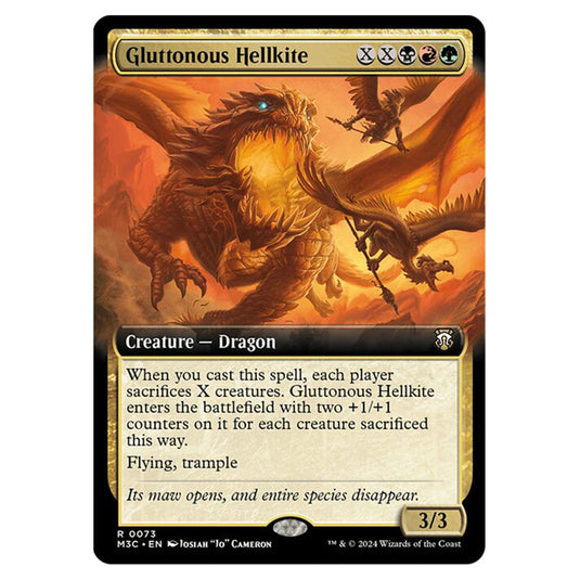 Magic The Gathering - Modern Horizons 3 Commander  - Gluttonous Hellkite - 0073