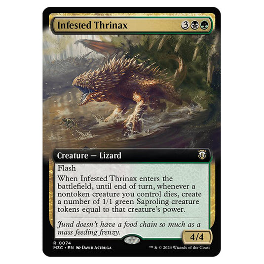 Magic The Gathering - Modern Horizons 3 Commander  - Infested Thrinax - 0074