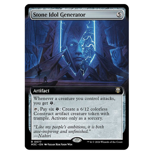 Magic The Gathering - Modern Horizons 3 Commander  - Stone Idol Generator - 0077