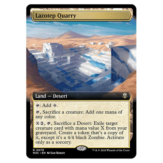 Magic The Gathering - Modern Horizons 3 Commander  - Lazotep Quarry - 0079