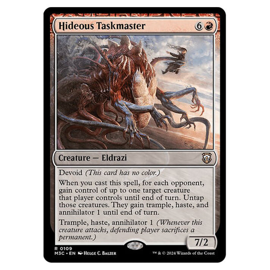 Magic The Gathering - Modern Horizons 3 Commander  - Hideous Taskmaster - 0109