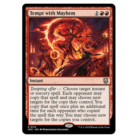 Magic The Gathering - Modern Horizons 3 Commander  - Tempt with Mayhem - 0114