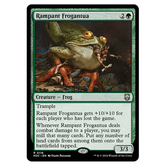 Magic The Gathering - Modern Horizons 3 Commander  - Rampant Frogantua - 0118