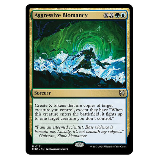 Magic The Gathering - Modern Horizons 3 Commander  - Aggressive Biomancy - 0121