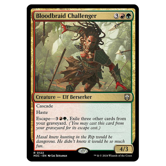 Magic The Gathering - Modern Horizons 3 Commander  - Bloodbraid Challenger - 0122