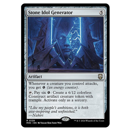 Magic The Gathering - Modern Horizons 3 Commander  - Stone Idol Generator - 0129