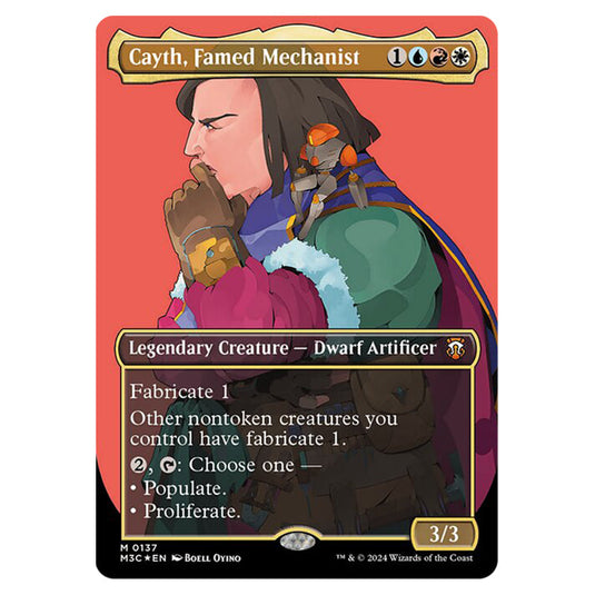 Magic The Gathering - Modern Horizons 3 Commander  - Cayth, Famed Mechanist (Ripple Foil) - 0137