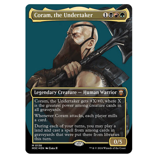 Magic The Gathering - Modern Horizons 3 Commander  - Coram, the Undertaker (Ripple Foil) - 0138