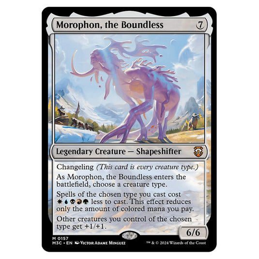 Magic The Gathering - Modern Horizons 3 Commander  - Morophon, the Boundless - 0157