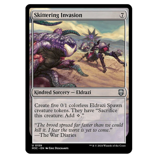 Magic The Gathering - Modern Horizons 3 Commander  - Skittering Invasion - 0159