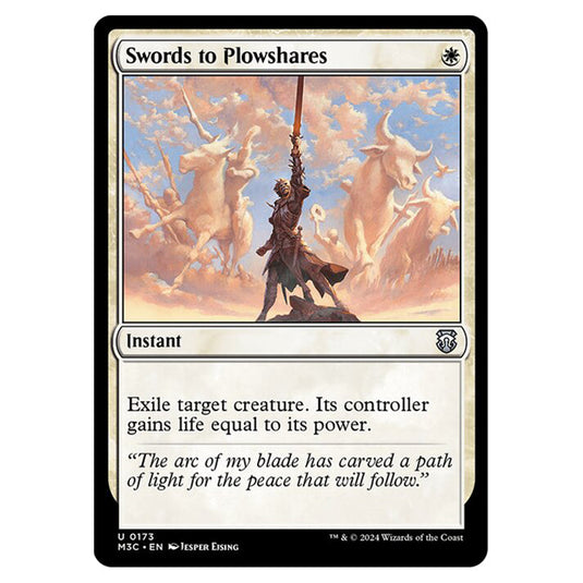 Magic The Gathering - Modern Horizons 3 Commander  - Swords to Plowshares - 0173