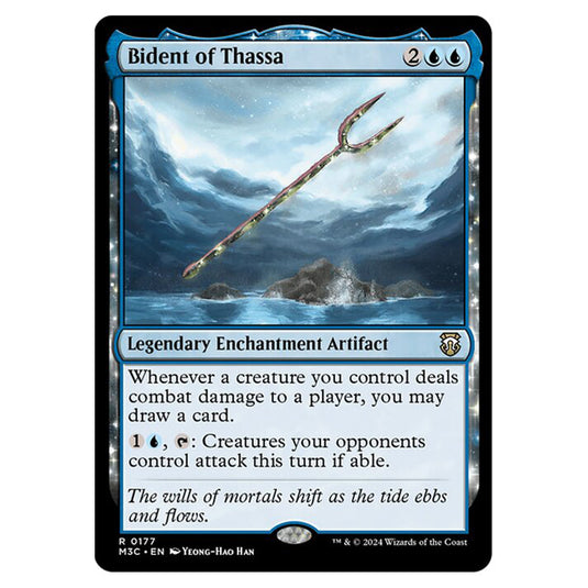 Magic The Gathering - Modern Horizons 3 Commander  - Bident of Thassa - 0177