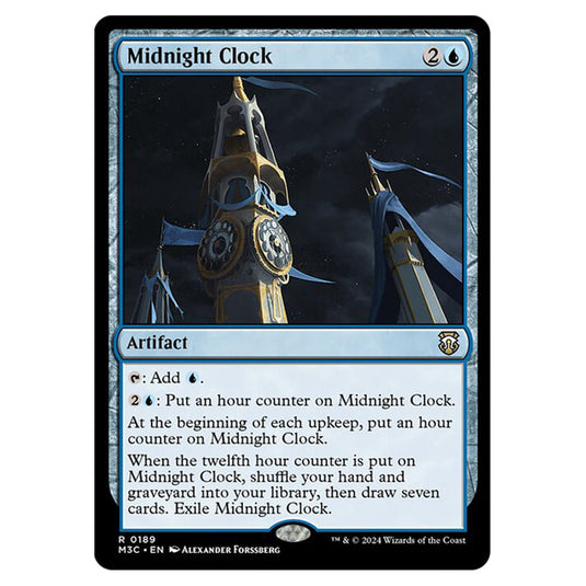 Magic The Gathering - Modern Horizons 3 Commander  - Midnight Clock - 0189