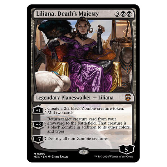 Magic The Gathering - Modern Horizons 3 Commander  - Liliana, Death's Majesty - 0200