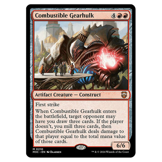 Magic The Gathering - Modern Horizons 3 Commander  - Combustible Gearhulk - 0210