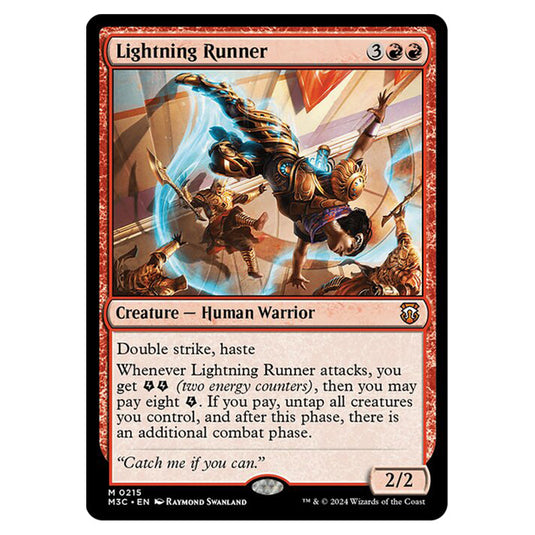 Magic The Gathering - Modern Horizons 3 Commander  - Lightning Runner - 0215