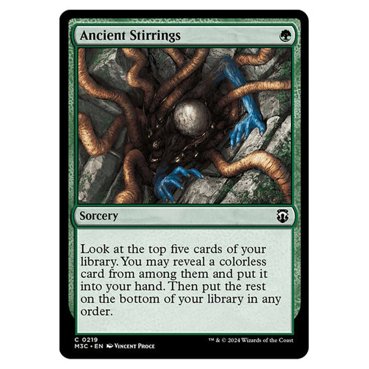 Magic The Gathering - Modern Horizons 3 Commander  - Ancient Stirrings - 0219