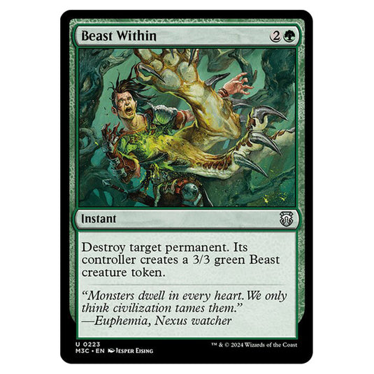 Magic The Gathering - Modern Horizons 3 Commander  - Beast Within - 0223