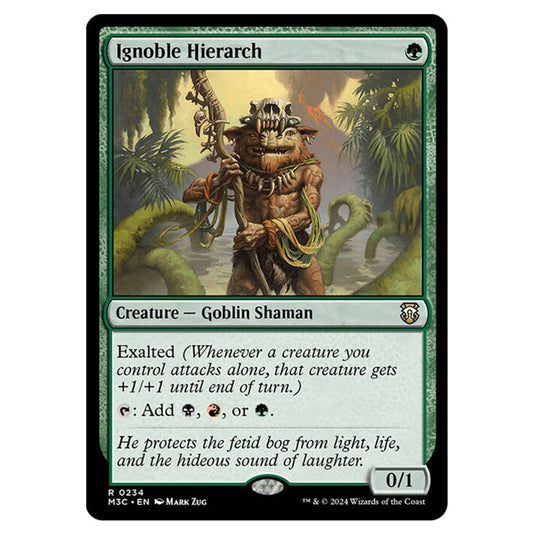 Magic The Gathering - Modern Horizons 3 Commander  - Ignoble Hierarch - 0234