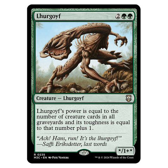 Magic The Gathering - Modern Horizons 3 Commander  - Lhurgoyf - 0235