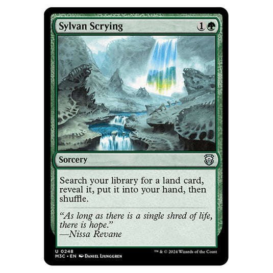 Magic The Gathering - Modern Horizons 3 Commander  - Sylvan Scrying - 0248