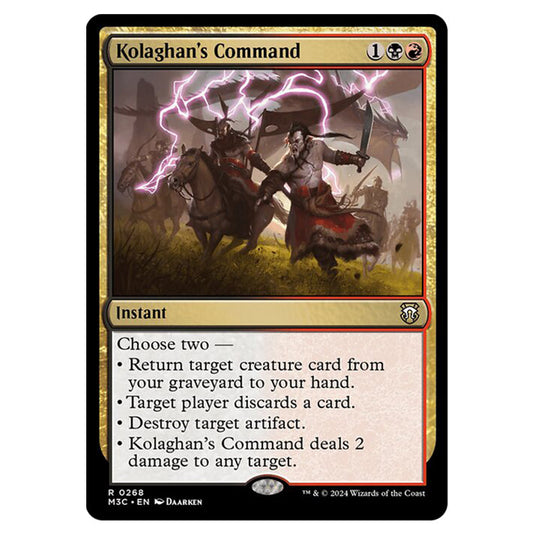 Magic The Gathering - Modern Horizons 3 Commander  - Kolaghan's Command - 0268