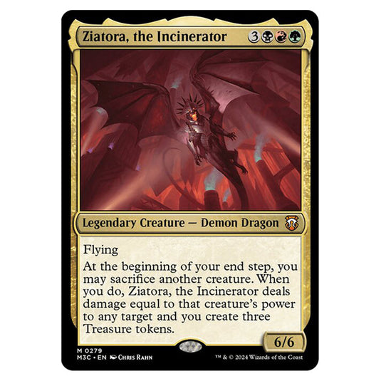 Magic The Gathering - Modern Horizons 3 Commander  - Ziatora, the Incinerator - 0279