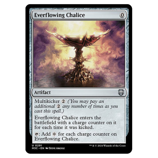 Magic The Gathering - Modern Horizons 3 Commander  - Everflowing Chalice - 0291