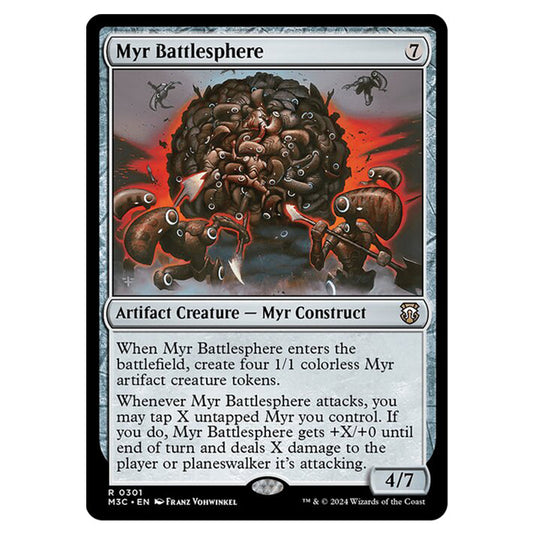 Magic The Gathering - Modern Horizons 3 Commander  - Myr Battlesphere - 0301