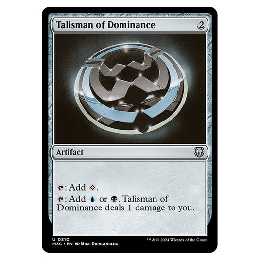 Magic The Gathering - Modern Horizons 3 Commander  - Talisman of Dominance - 0310