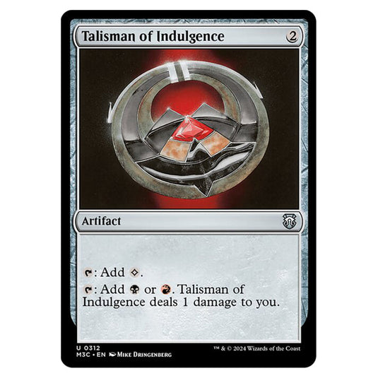 Magic The Gathering - Modern Horizons 3 Commander  - Talisman of Indulgence - 0312