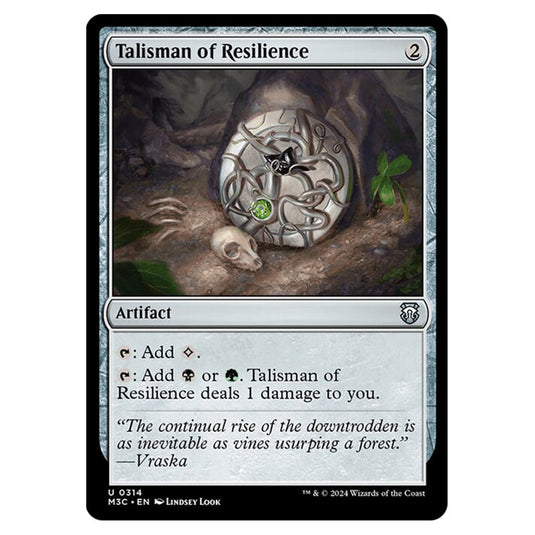 Magic The Gathering - Modern Horizons 3 Commander  - Talisman of Resilience - 0314