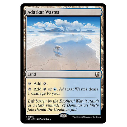Magic The Gathering - Modern Horizons 3 Commander  - Adarkar Wastes - 0316