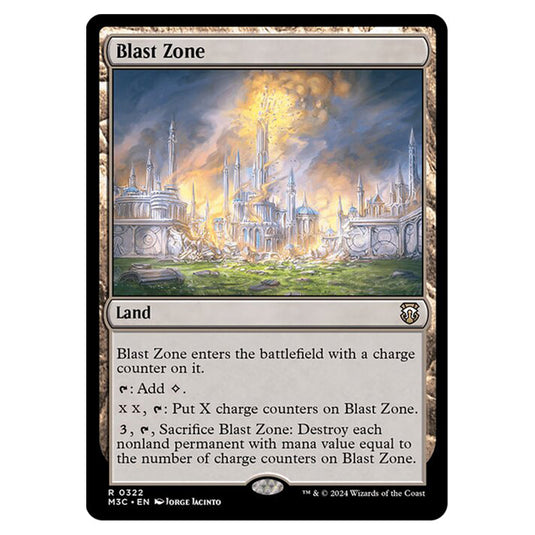 Magic The Gathering - Modern Horizons 3 Commander  - Blast Zone - 0322