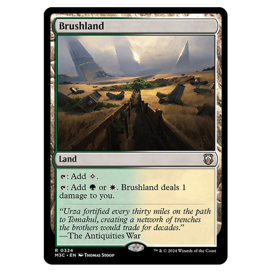 Magic The Gathering - Modern Horizons 3 Commander  - Brushland - 0324